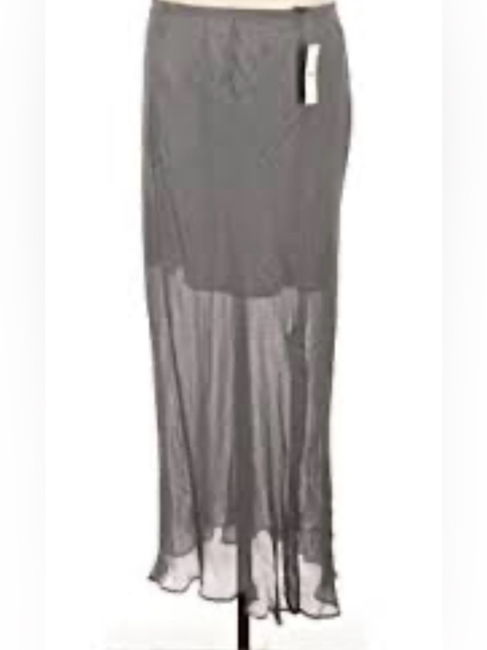 J. Crew Gwyneth Layered Crinkle Chiffon Pull On Slip Skirt XS